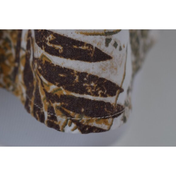 Vintage 90s Faded Button Down Jungle Shirt size‎ L - Picture 7 of 10